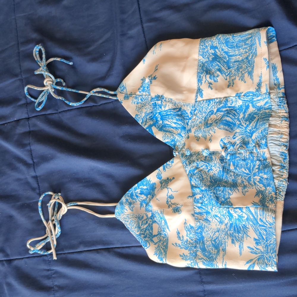Urban Outfitters Satin Crop top